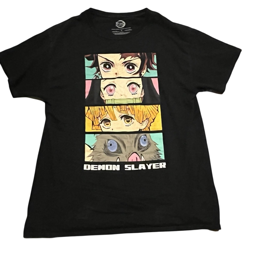 Demon Slayer Anime‎ Black T-Shirt Size Medium